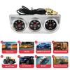 Triple Gauge Cluster For Saloon Cars Lorries Construction Machinery Motorcycles Three-in-one Instrument Cluster Accessories