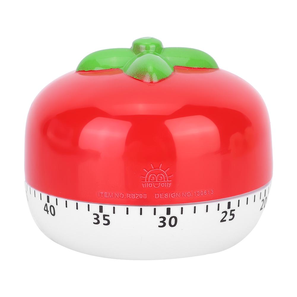 Cartoon Mechanical Manual Kitchen Cooking Timer Alarm Reminder Timepiece Countdown ToolRed