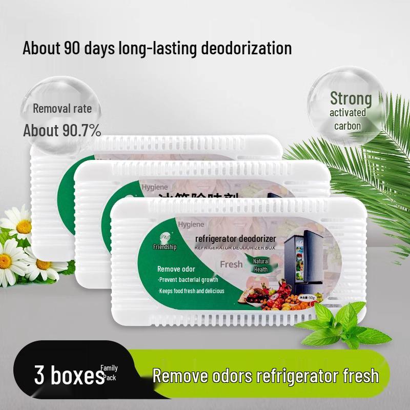 Коробка-дезодоратор для холодильника с активированным углем - Устранитель запаха и освежитель