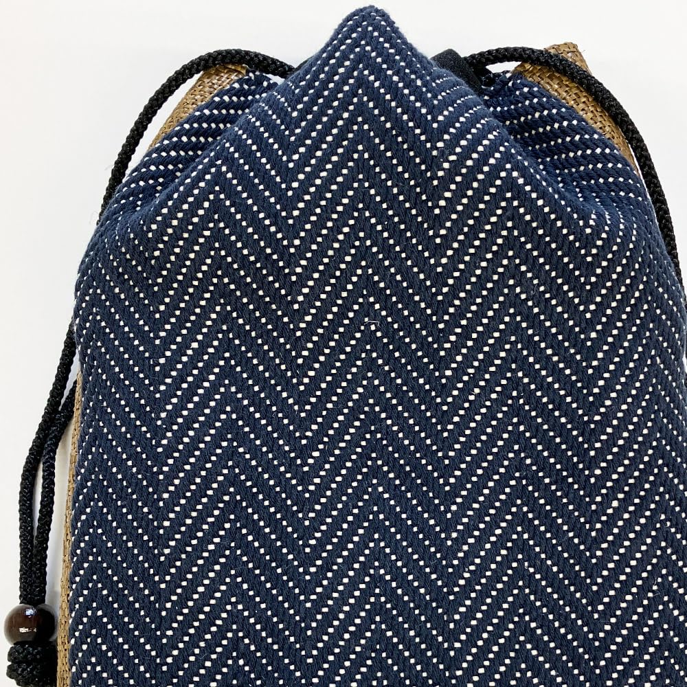 Кимоно Ёлочка Сумка Шинген на шнурке для мелких предметов Сделано для Дня Шинген [Киото Юдзен] Мужчины, Ластовица, Чехол, Сумка, Япония, Джинбей, Юката,