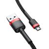 Baseus Cafule 2A 3M USB To Micro USB Cable (Black and Red)