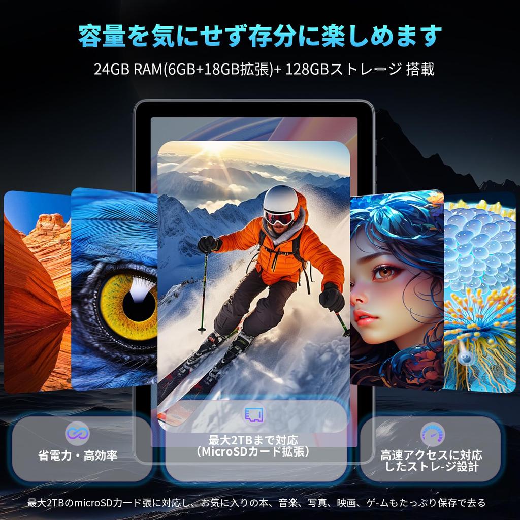 Android first VASOUN Touch 10 SE 24 ГБ 128 ГБ 1 ТБ TF тонкий и легкий IPS большой 1280x800 японская инструкция в комплекте [10-дюймовая модель Wi-Fi,