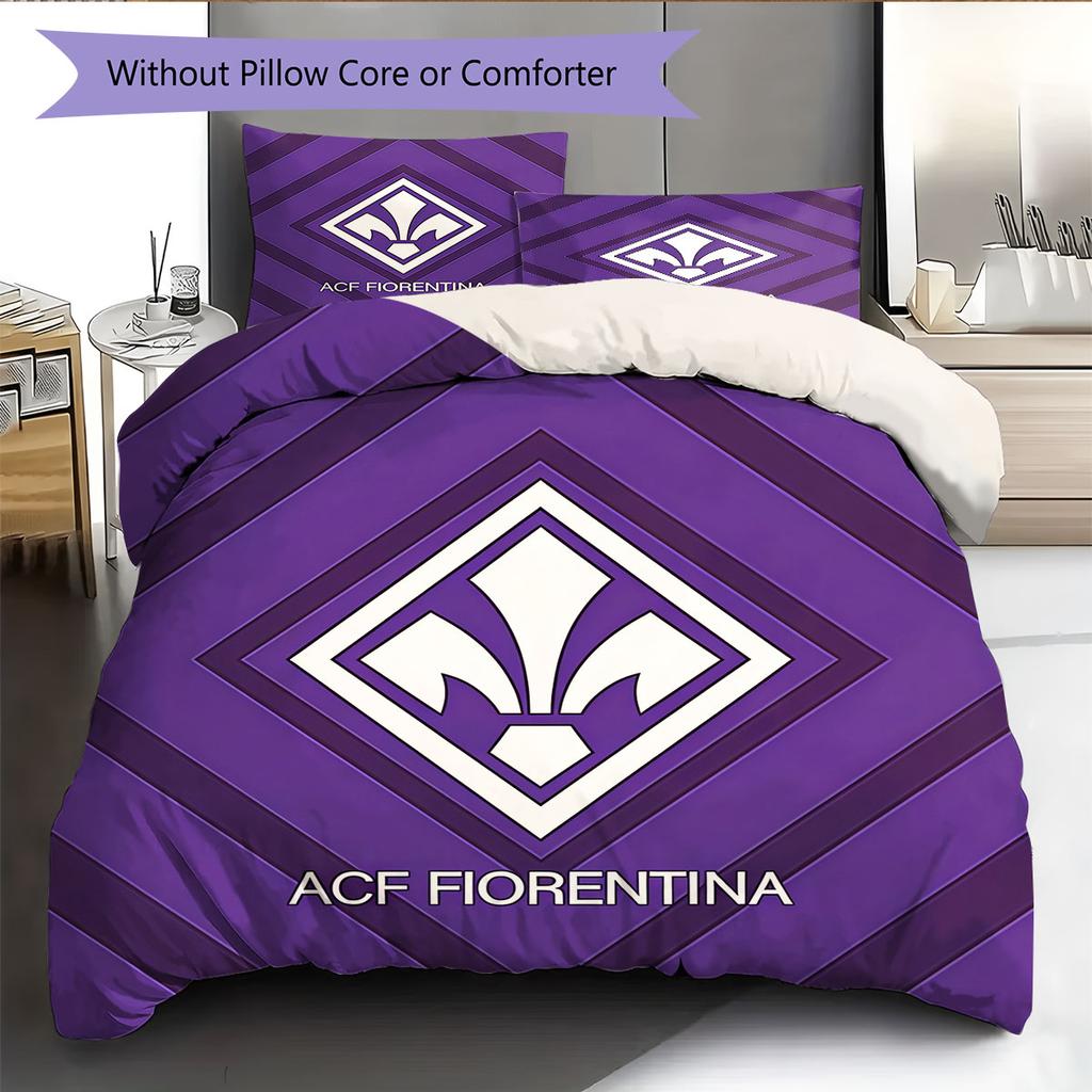 ACF Fiorentina Комплект постельного белья Одеяло Пододеяльник Наволочка Домашний Декор Подарок на День Рождения (1 пододеяльник + 2 наволочки, без наполнителя)