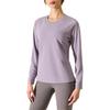 Anta Серия для бега Фитнес Пуловер реглан Вязаная футболка с длинным рукавом Женские топы Фиолетовый 962535405-5