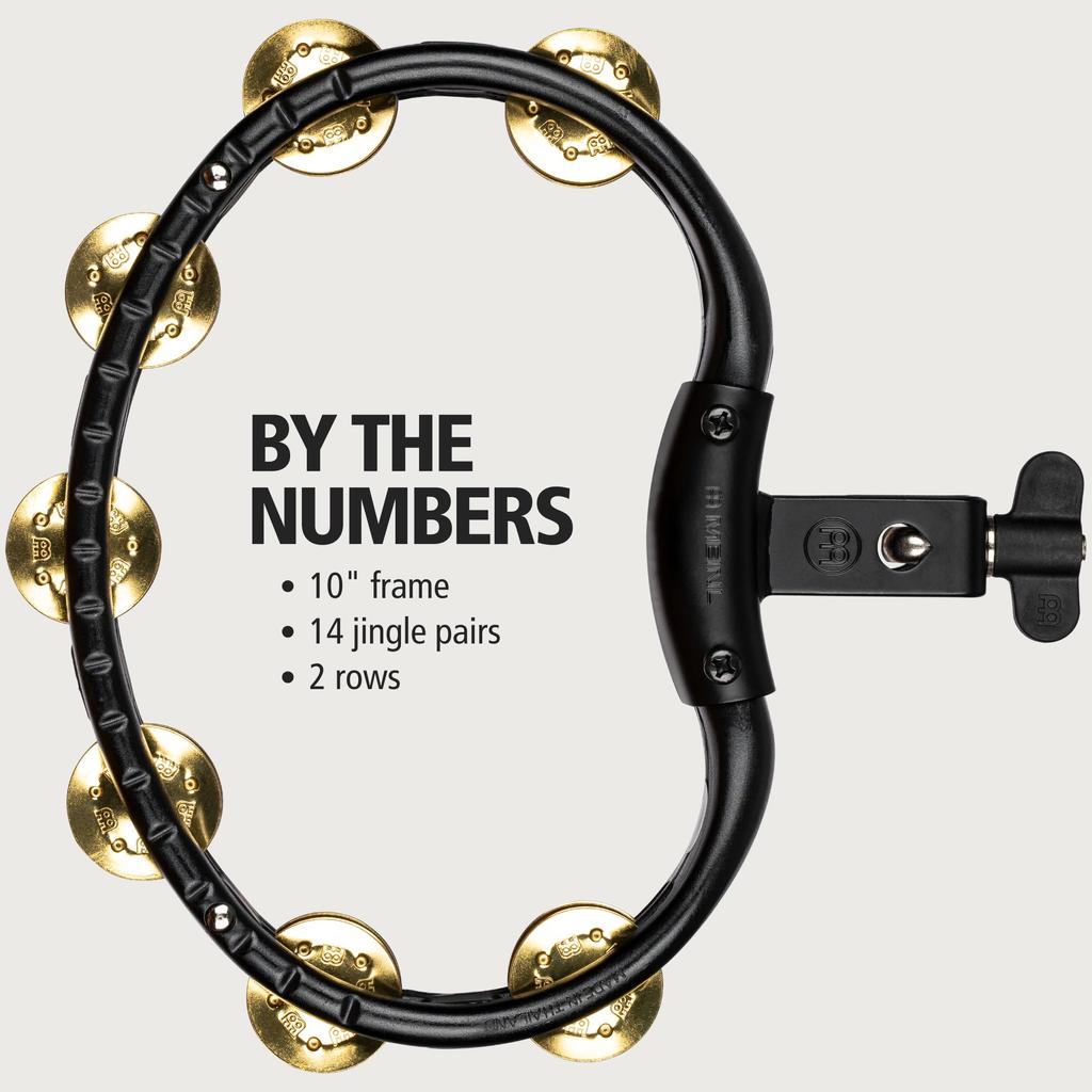 MEINL перкуссионный тамбурин традиционный ABS тамбурин духовой звон TMT2B-BK []