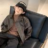 Boys' Casual Leather Coat Spring and Autumn 2025 Children's Handsome Fashion Jacket