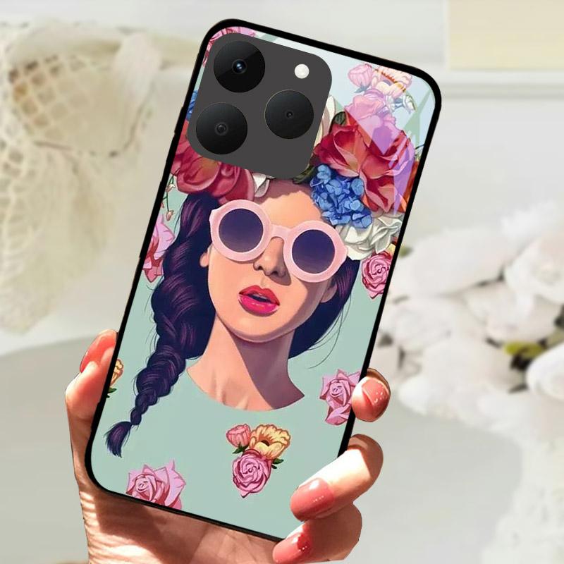 Чехлы для телефона Realme 15T 5G Задняя крышка Fundas Закаленное стекло Ударопрочный чехол Для Realme15T RMX5111 Оболочка Coque Capa Бампер