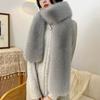 Imitation Fox Hair Fur Scarve Fur Long Scarve Warm Collar Shawl Versatile Fur Scarve Autumn And Winter Ladies Scarve