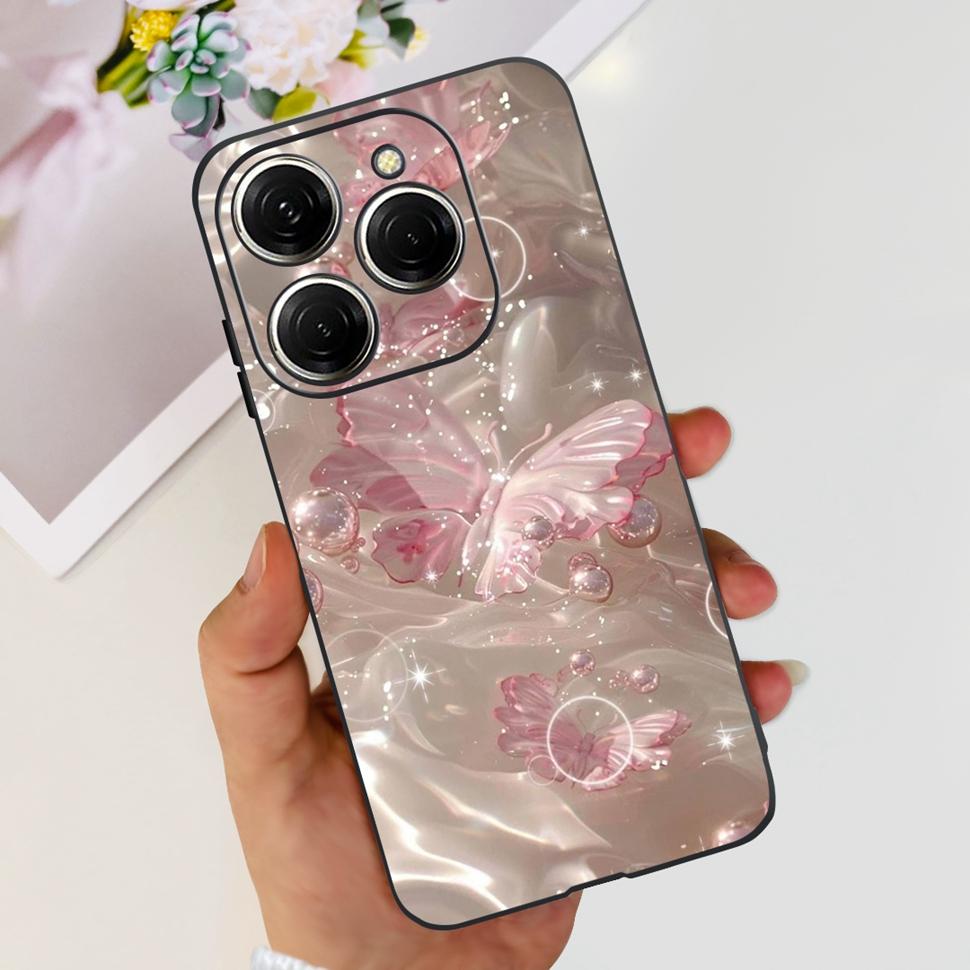 Для Tecno Spark 20 Pro Чехол KJ6 Роскошный Конфетный Расписной Чехол Мягкий Силиконовый Чехол Для Tecno Spark 20 Spark20 Pro Корпус Funda