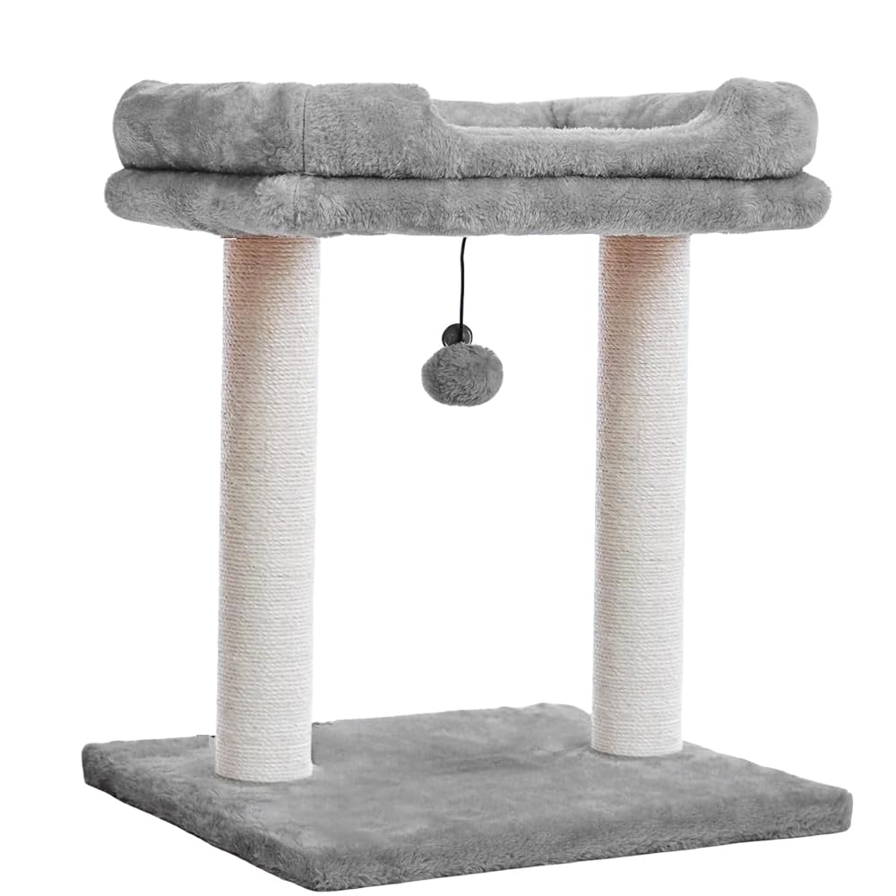 Мини Кошка Отдельно Стоящая Кошка Когтеточка Натуральная Пеньковая Башня, Низкая, Компактная, Узкая, Домик, Столбик, Веревка, Экономия Места
