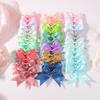 40pcs Random Color Lovely Big Bow Hair Clips for Kids Girls Handmade Hairpins Barrettes Headwear Hair Accessories
