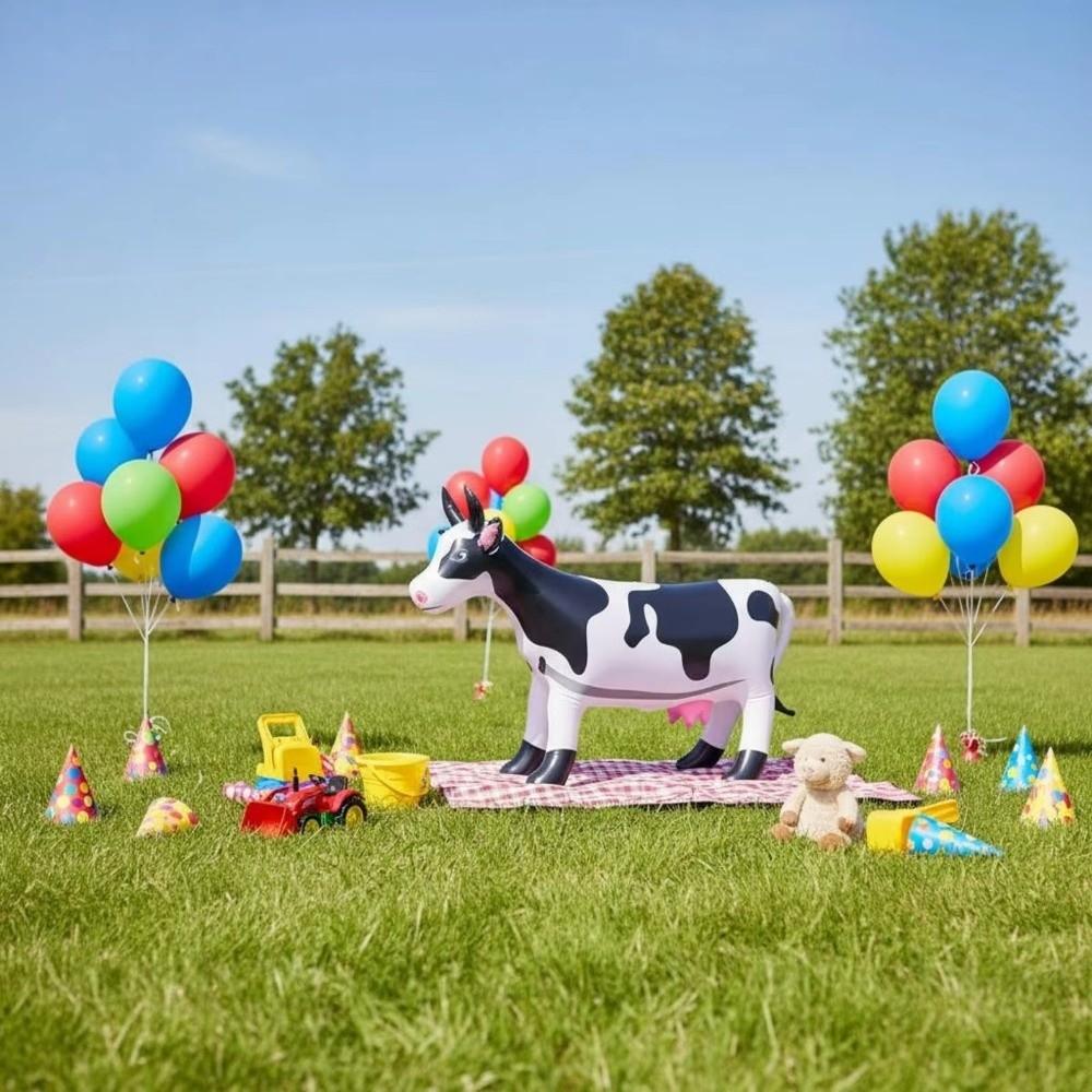 Inflatable Farm Inflatable Cow Long Giant Blow Up Cow Blow Up Cow Inflatable Cow Toy Pool Party