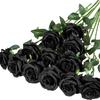 Имитация роз, один шелк, поддельные цветы, искусственные цветы, украшение свадебного зала, букет, Маленький Париж