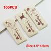 100PCS/SET Machine For Garment Sewing Pattern Tags DIY Flag Labels Handmade Handmade Accessories Clothing Sewing