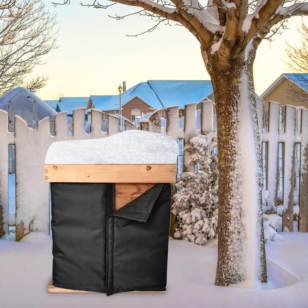 Премиум 600D Oxford Winter Bee Hive Wrap Регулируемый изоляционный чехол для пчеловодства с вентиляционными отверстиями и экологически чистыми материалами
