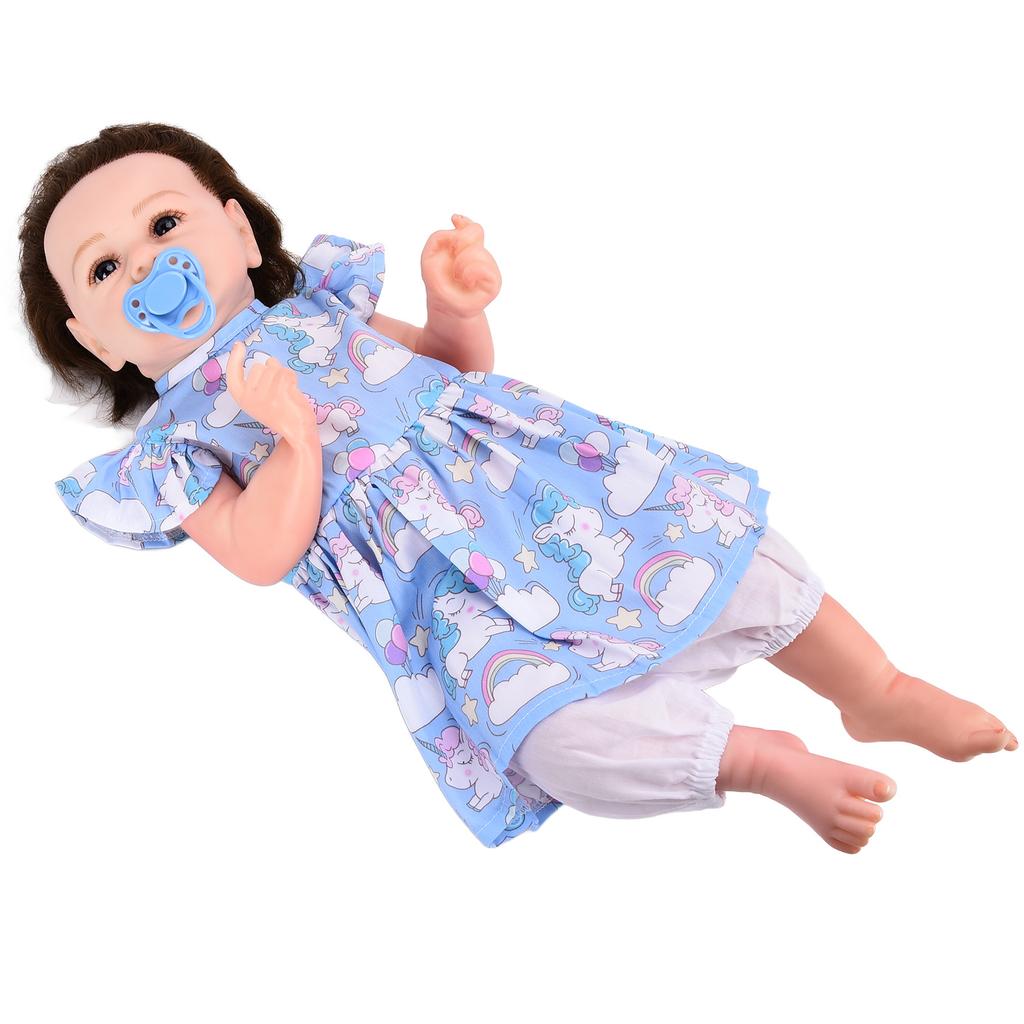 Кукла Rebirth Baby Doll, имитация новорожденного, размер 22 дюйма, реалистичная игрушка, полное тело, моющаяся кукла-девочка