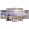 Ваше имя Kimi no na wa Japan Anime Kids Boys Gift 5 шт. Cuadros Wall Art Canvas HD Плакаты Картины Домашний декор фотографии