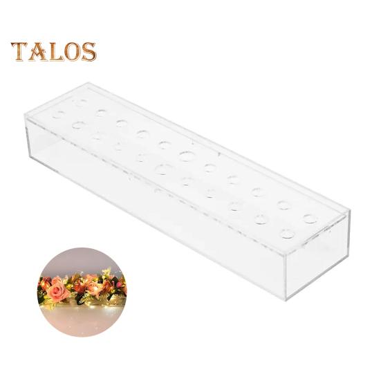 Держатель для цветов Прямоугольная декоративная экологически чистая полезная акриловая коробка Держатель для цветов Декор стола