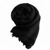 All Over the Cashmere Touch [.a World] Stole, Silk, Wool, Large, Women's, Thin, Black, (Black)