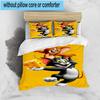 3PCS Cat and Mouse 3pcs Bedding,Including 3PCS Duvet Cover And 2pcs Pillowcases Perfect for Christmas,Ideal for Bedroom, Dormitory