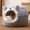 Cat Bed House Soft Plush Kennel Puppy Cushion Small Dogs Cats Nest Winter Warm Sleeping Pet Dog Bed Pet Mat Supplies Cat House