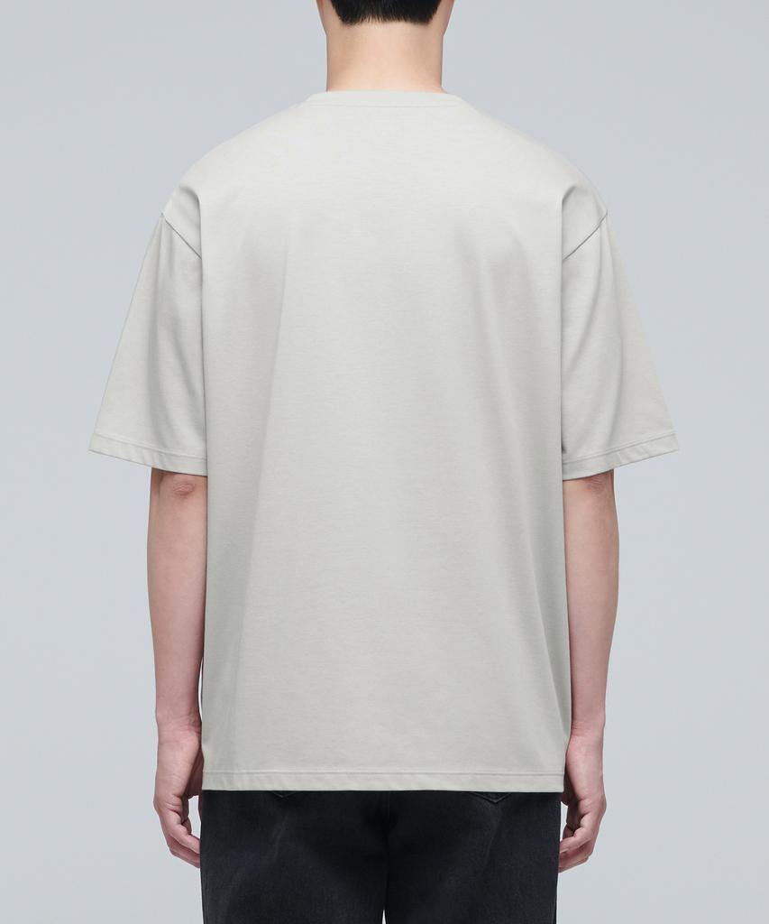 MUSINSA STANDARD Supima Relaxed Crew Neck T-Shirt [Mushroom]