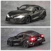 1/32 Toyota Supra GR Fast & Furious Supercar Alloy Car Model Sound and Light Pull Back Children's Toy Collectibles Birthday Gift