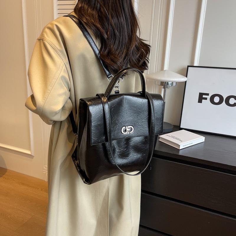 Повседневный женский рюкзак большой вместимости с мягкой поверхностью 2025 новый популярный универсальный рюкзак дорожная сумка школьный рюкзак