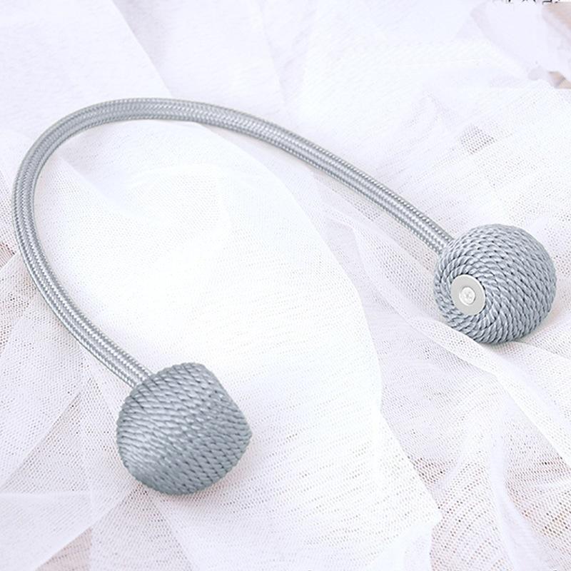 Бестселлер, современные оконные шторы с пряжкой, магнитная пряжка, шнур для штор для гостиной, спальни, 7 цветов