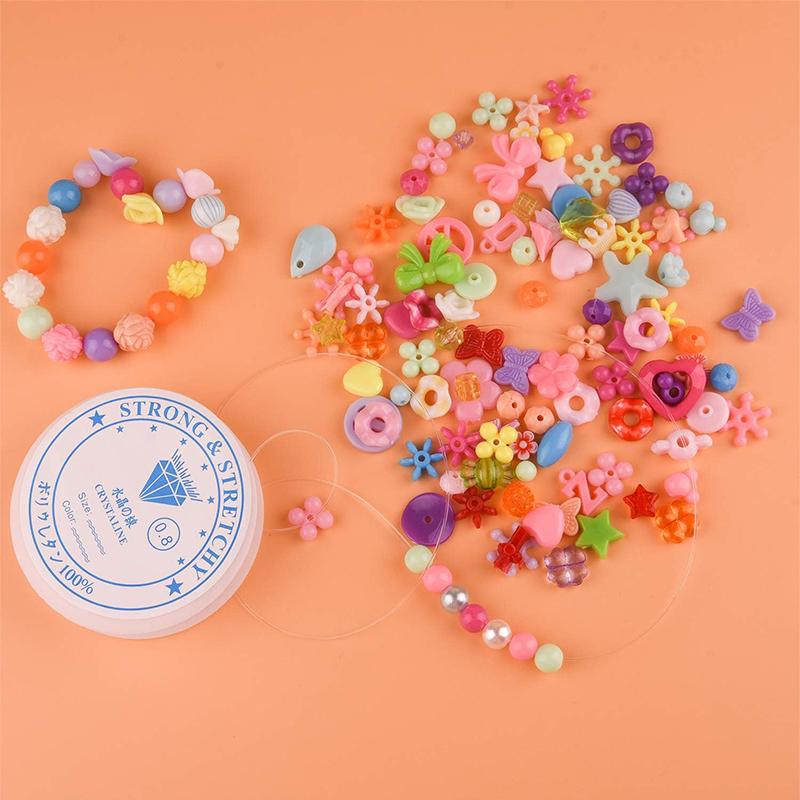 Прочная кристальная эластичная нить 0,4-1 мм для браслетов, прозрачная нить для бисера для ювелирных изделий, браслетов, ожерелья