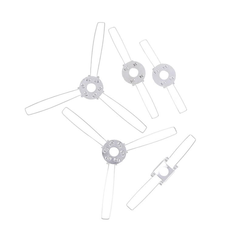4 шт. 2-вилки 3-вилки оцинкованный фиксирующий пружинный зажим пружинная пряжка для фиксации абажура шрапнель своими руками для подвесных ламп фонари