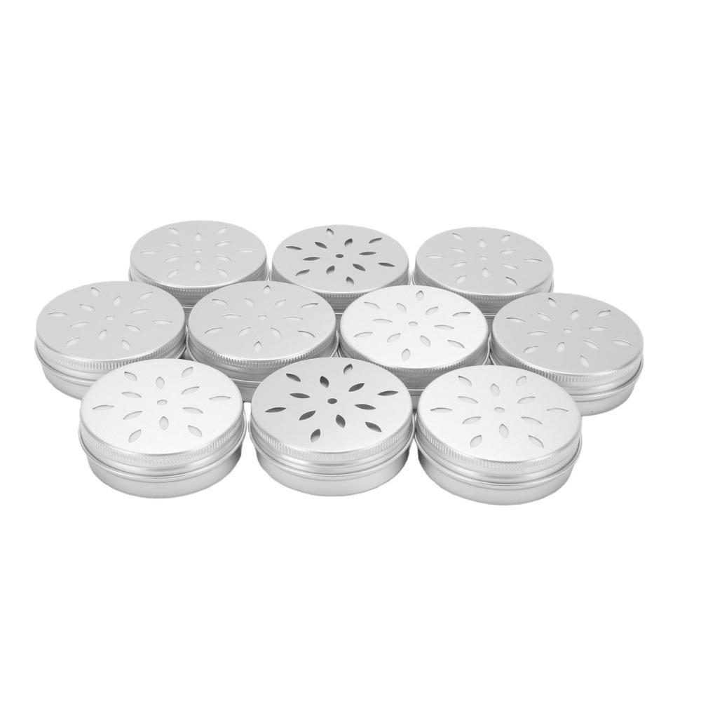 10Pcs Silver Nose Work Training Kit Aluminum Aluminum Nose Work Canisters Interactive Play