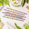 48 Pcs Happy Birthday Pencils Colorful Birthday Pencil for Students Teacher Wooden Pencils with Erasers Birthday Party Supplies, 6 Style(48)