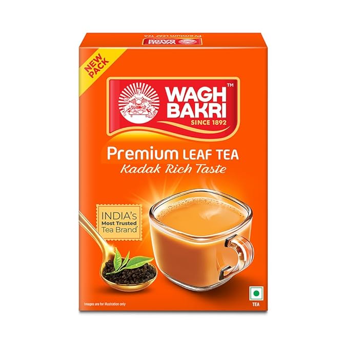 Листовой чай Wagh Bakri в картонной упаковке, 250г