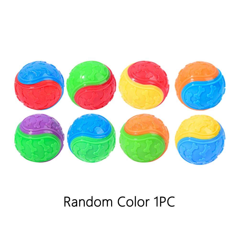 New Squeaky Balls For Dogs Interactive Toys Tpr Dog Chew Toy Pet Voice Ball Teeth Cleaning Bite Resistance Dog Training Supplies