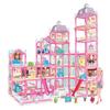 Princess Castle Dollhouse Building Blocks - Cross-Border Girl's Playset