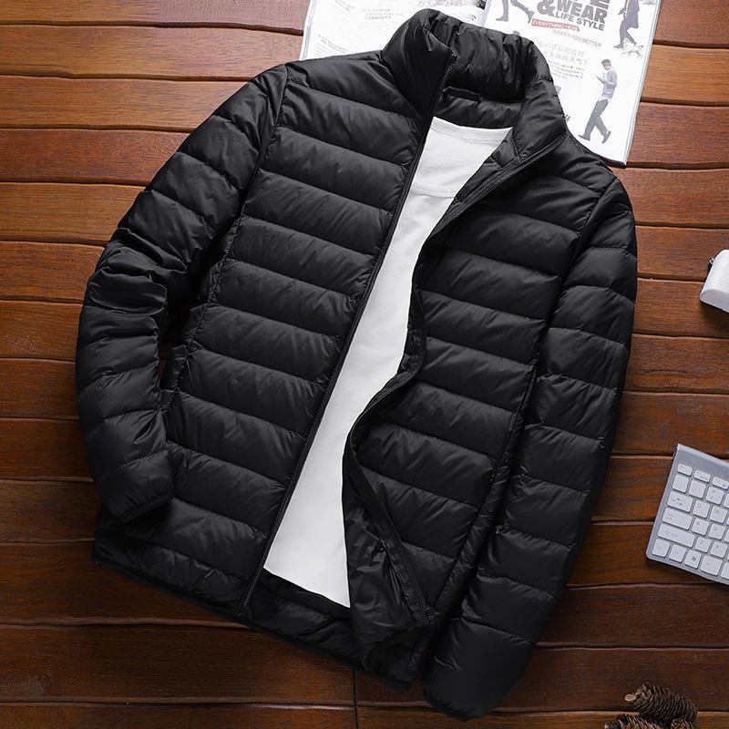 Men's Korean Style Slim Hooded Winter Down Jacket
