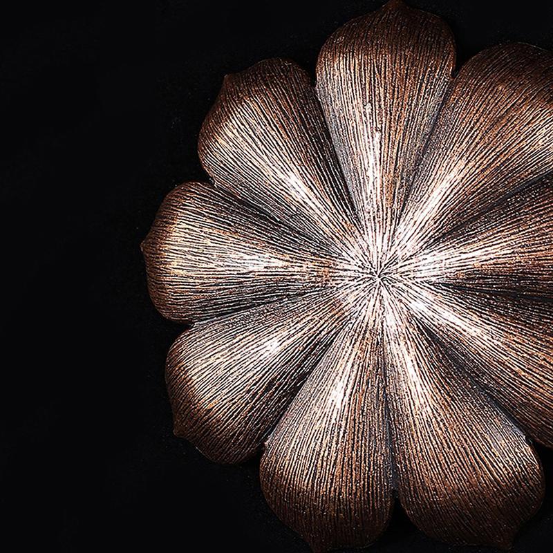 WCIC Новый 2 в 1 держатель для ароматической палочки линия лотоса сплав курильница металлические изделия сандаловое дерево катушка основание красная бронза домашний декор