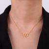 Cazador Animal Cat Dog Paw Footprint Heart Pendant Women's Necklace Stainless Steel Choker Chain Jewelry Valentine Gift 2026 New