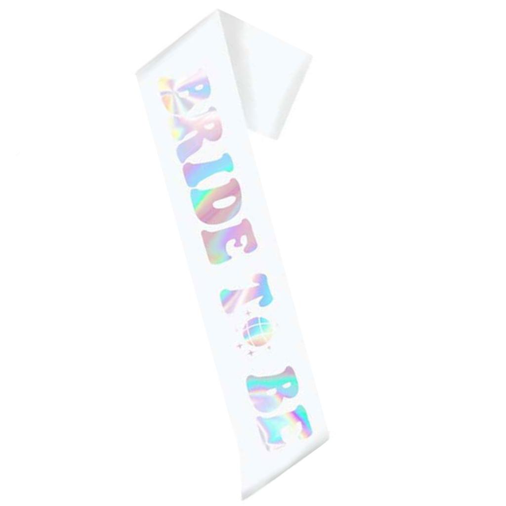 Bridal Sash for Bachelorette Party Decorations Bride To Be Gift Bridal Shower Wedding Bride To Be Sash Photo Props