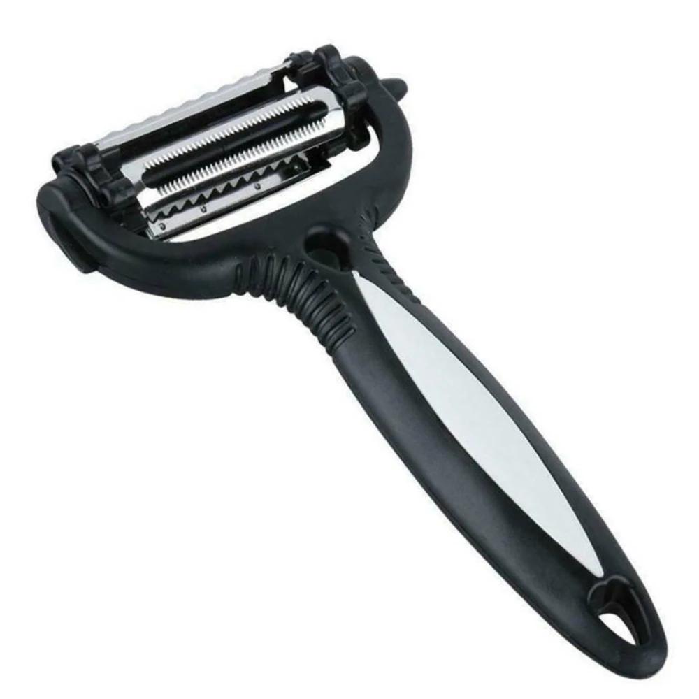 3-в-1 из нержавеющей стали овощечистка бытовая многофункциональная резка для огурцов, моркови, фруктов, дыни, строгальный станок кухонные принадлежности