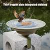 Copper Disc for Garden Water Features Bird Bath Disc, Purifier Pure 3 Point Outdoor Accessories Support, 4 Inch Purification Maintenance Tool