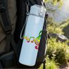 1PC Treble Clef Color Music Note Art Print 750ml Color Plastic Sports Water Bottle Leakproof Flip Straw Lid Suitable for Sports Office Home Use