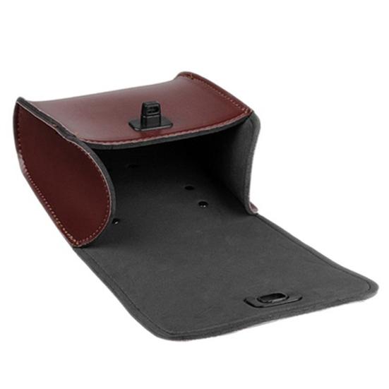 Водонепроницаемая универсальная мотоциклетная седельная сумка из искусственной кожи для хранения багажа