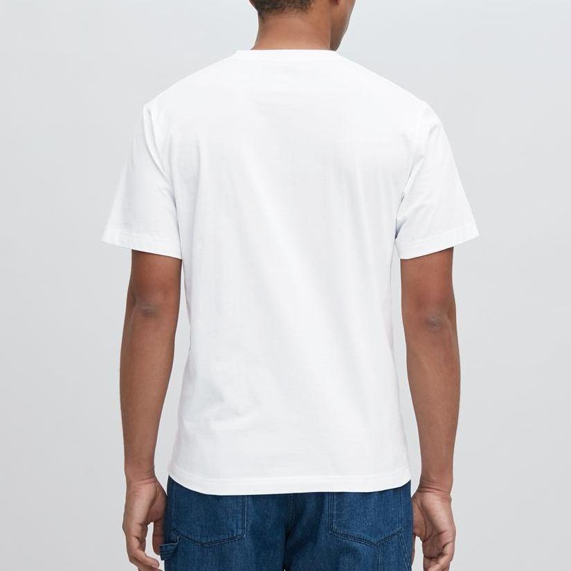 Uniqlo X Naruto Сотрудничество SS23 Архив Саске Наруто Принт с буквами Футболка с коротким рукавом Унисекс Топы Белый 459204-00