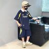 Boys' POLO Shirt Set 2026 New Mid University Children's Summer Western Korean Edition Two piece Trendy Clothes