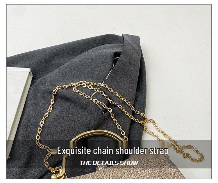 Трендовая вечерняя сумка через плечо кроссбоди 2025 года с дизайном в виде цепочки
