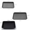 Non-Stick Rectangle Baking Pan Carbon Steel Baking Sheet Oven Tray for Biscuit Pie Pizza Roast Muffin Bread Bakeware Cake Plated