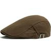 Men's Berets Classic Casual Solid Color Newsboy Cap Fashion Vintage Cotton Visor Hats For Men Summer Beret Higher Quality