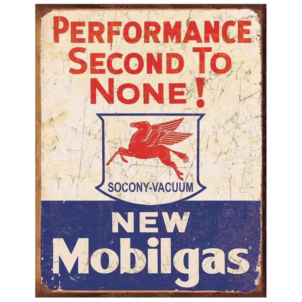 Винтажные металлические жестяные таблички Gulf Esso Agip Texaco Sinclair Mobile Табличка для мужской пещеры Моторное масло Гаражные наклейки на стену Газовый декор Табличка